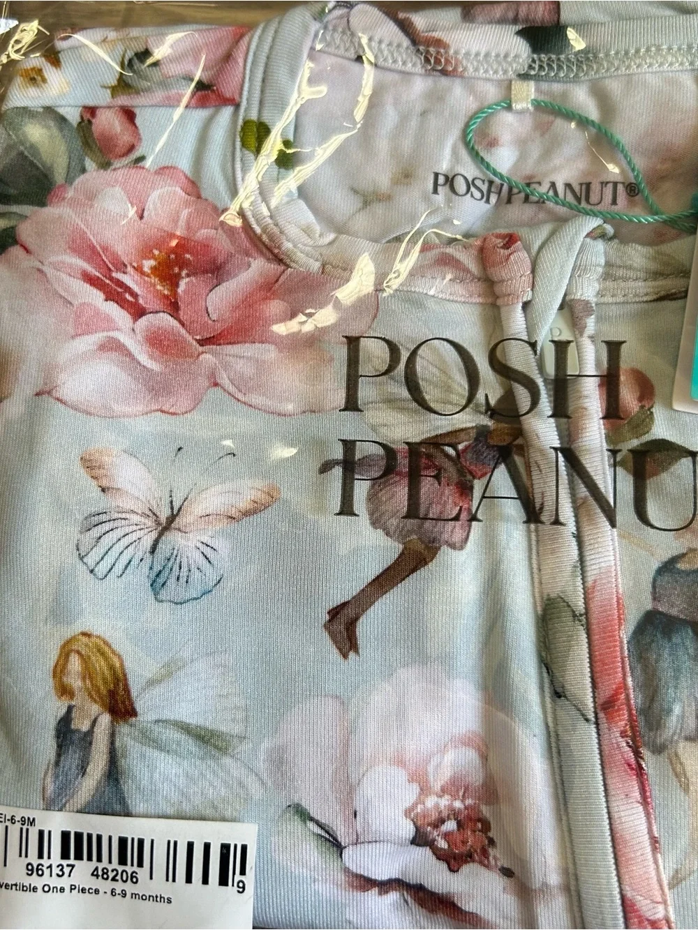 Posh Peanut Melinda Fairies Convertible One Piece 6-9m